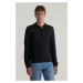 SVETER GANT EXTRAFINE MERINO WOOL POLO BLACK