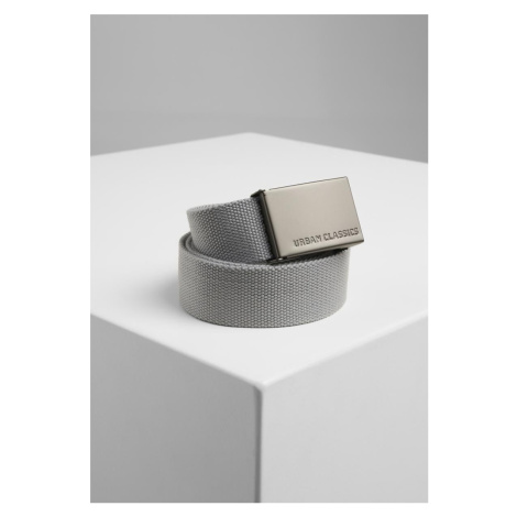 Canvas belts grey