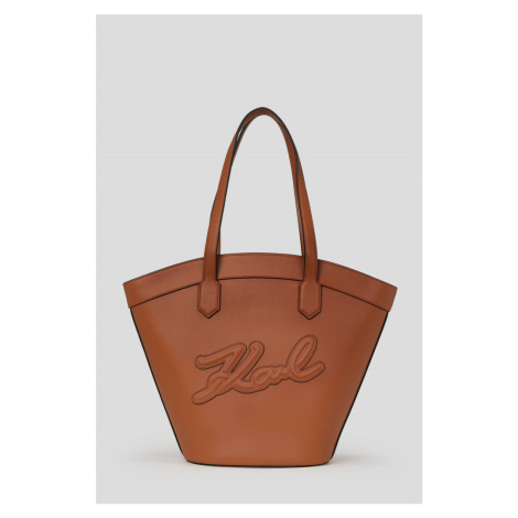 Kabelka Karl Lagerfeld K/Signature Tulip Md Tote Sudan Brown