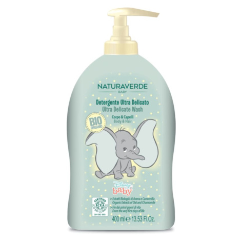 Disney Naturaverde Baby Ultra Delicate Wash sprchový gél a šampón 2 v 1 pre deti od narodenia