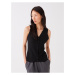 LC Waikiki Women's V-Neck Plain Knitwear Vest