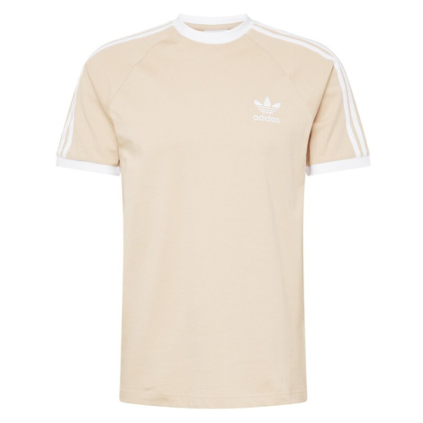ADIDAS ORIGINALS Tričko 'Adicolor Classics'  béžová / biela