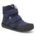 Barefoot zimná obuv s membránou KOEL4kids - Milo Hydro Tex Navy modré