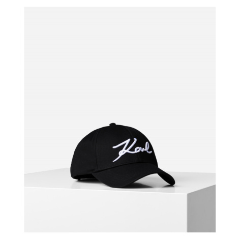 Šiltovka Karl Lagerfeld K/Signature Cap Black