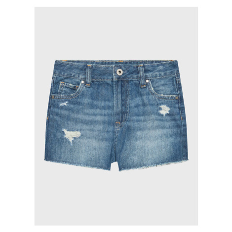 Pepe Jeans Džínsové šortky Patty Short PG800783MR1 Modrá Regular Fit