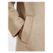 Selected Femme Vlnený kabát New Tama Handmade 16085106 Béžová Oversize