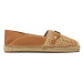 MICHAEL Michael Kors Espadrilky 40S4EBFP2D Hnedá