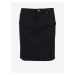 Čierna dámska džínsová sukňa SAM 73 Belén