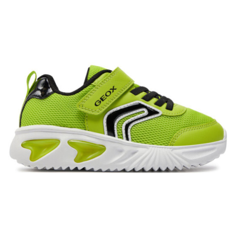 Geox Sneakersy J Assister Boy J45DZC 014CE C3707 S Zelená