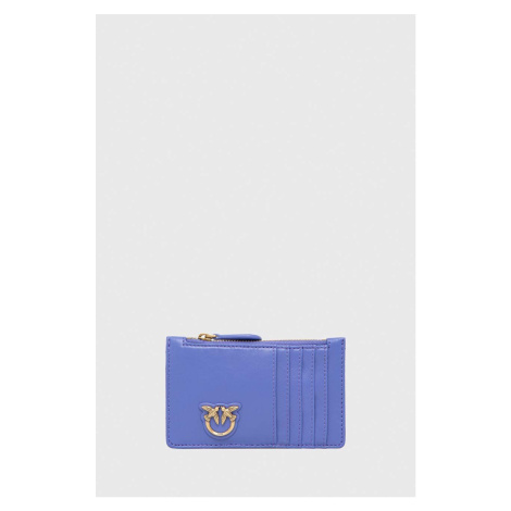 Kožená peňaženka Pinko dámsky, fialová farba, 100251.A0GK