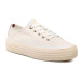 Tommy Hilfiger Tenisky Vulc Rope Monogram White Denim FW0FW07254 Béžová