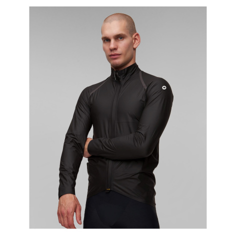 Pánska čierna Cyklistická Vetrovka Assos Mille Gts Rain Jacket S11