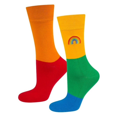 Pánske ponožky SOXO RAINBOW - v krabičke