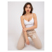 White ribbed crop top Alla OCH BELLA