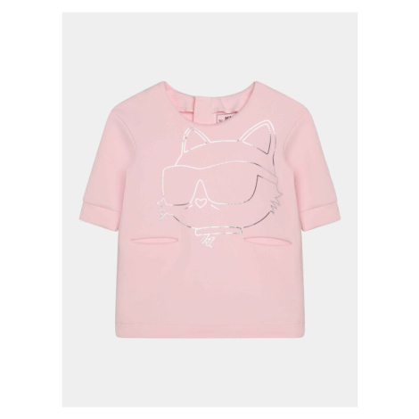 Karl Lagerfeld Kids Každodenné šaty Z92032 M Ružová Regular Fit