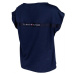 Tommy Hilfiger T-SHIRT Dámske tričko, tmavo modrá, veľkosť
