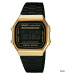 Hodinky Casio A 168WEGB-1BEF Gold/ Black