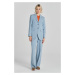 SAKO GANT REG STRETCH LINEN BLAZER DOVE BLUE