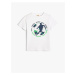Koton T-Shirt Football Print Short Sleeve Cotton