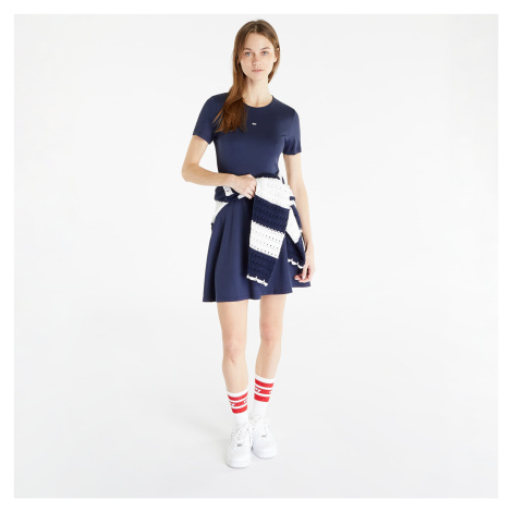 Tommy Jeans Essential Fit & Flare Dress Twilight Navy Tommy Hilfiger