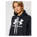 Under Armour Mikina Ua Rival Fleece Logo 1356318 Čierna Loose Fit