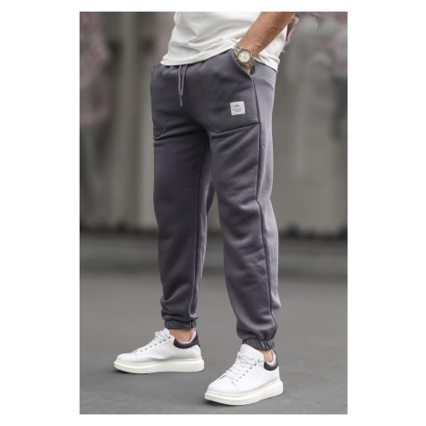 Madmext Smoked Pocket Detailed Men's Basic Sweatpants 6522