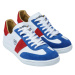 Botas Iconic Tricolor - Pánske kožené tenisky / botasky bielo- Pánskemodro- Pánskečervené, ručná