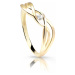Cutie Jewellery Jemný prsteň zo žltého zlata Z6712-1843-10-X-1 53 mm