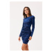 Roco Woman's Dress SUK0443 Navy Blue