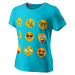 Dívčí tričko Wilson Emoti-Fun Tech Tee G Scuba Blue