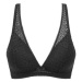 Dámská krajková podprsenka bez kostic DIM model 17640104 TRIANGLE BRA - DIM - černá 80 C