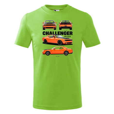 Detské tričko Dodge Challenger SRT 2018 - kvalitná tlač a rýchle dodanie