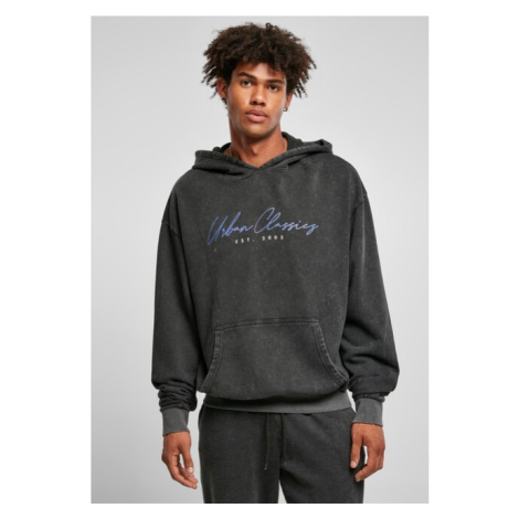 Urban Classics Script Logo Hoody black