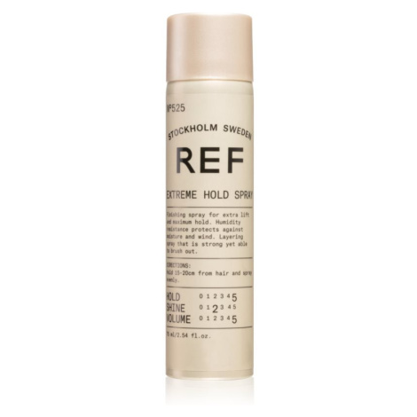 REF Extreme Hold Spray N°525 sprej na vlasy s extra silnou fixáciou