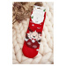 Women's Christmas Socks with Red Reindeer