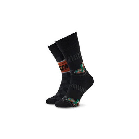 Funny Socks Ponožky Vysoké Unisex Slag SM1/75 Čierna
