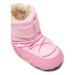 Juniorské vysoké zimné topánky MOON BOOT MB CRIB NYLON JR-J004 LIGHT PINK