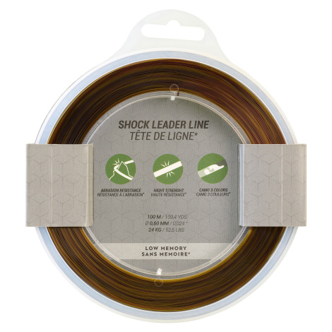 Šokový vlasec Shock Leader na lov kaprov 0,60 mm/100 m