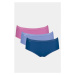 Sada nohavičiek Sloggi Basic+ MIDI - barva:SLOM023/ružovo-modrá