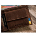 Pánska kožená peňaženka na šírku s RFID - Peterson