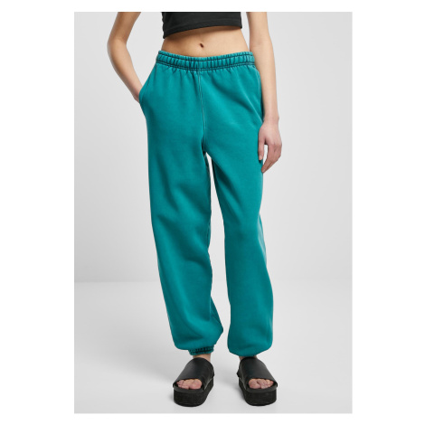 Women's high-waisted sweatpants with high waist, water green Urban Classics