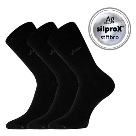 Ponožky LONKA Desilve black 3 páry 100552