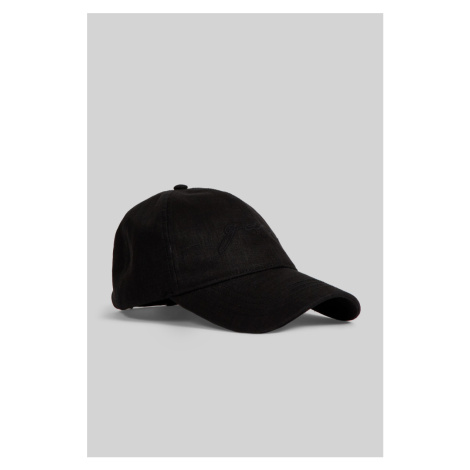 ŠILTOVKA GANT LINEN CAP BLACK