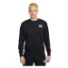 Mikina bez kapucne NIKE M NK CLUB FT CREW BOLT-010 BLACK WHITE