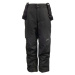 ALPINE PRO FRIDO Detské lyžiarske nohavice, čierna, veľkosť