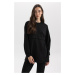 DEFACTO Regular Fit Crew Neck Long Sleeve Tunic