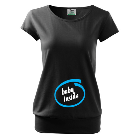 Tehotenské tričko s vtipným motívom Baby inside