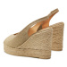 Castañer Espadrilky Barbara/8Ed/032 023409 Zlatá