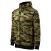 Malfini Camo Zipper Pánska mikina C19 camouflage green