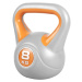 Gorilla Sports Kettlebell činka, vinylová, oranžová, 8 kg